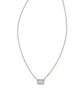 Isabella 14k Gold Pendant Necklace White Diamond