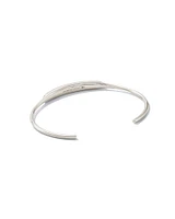Marisa 14k White Gold Statement Cuff Bracelet Diamond