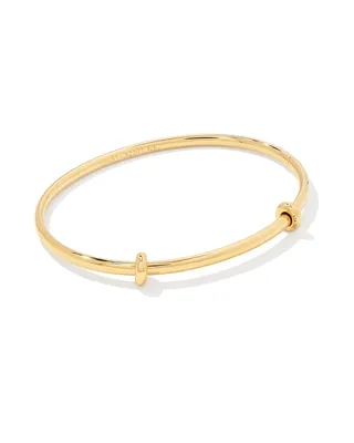 Charm Bangle Bracelet 18k Gold Vermeil