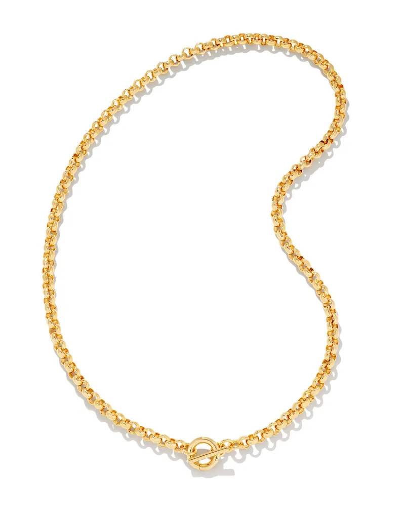 Macy Chain Necklace in 18k Gold Vermeil