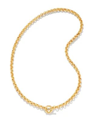 Macy Chain Necklace in 18k Gold Vermeil