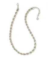 Cailey Chain Necklace in Silver