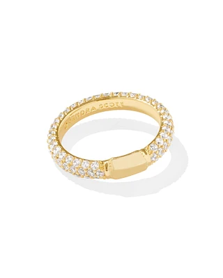 Emery Gold Band Ring Multi Mix