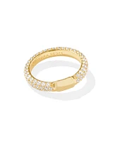 Emery Gold Band Ring Multi Mix