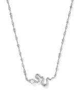 Lyle Gold Snake Short Pendant Necklace Freshwater Cultured Pearl