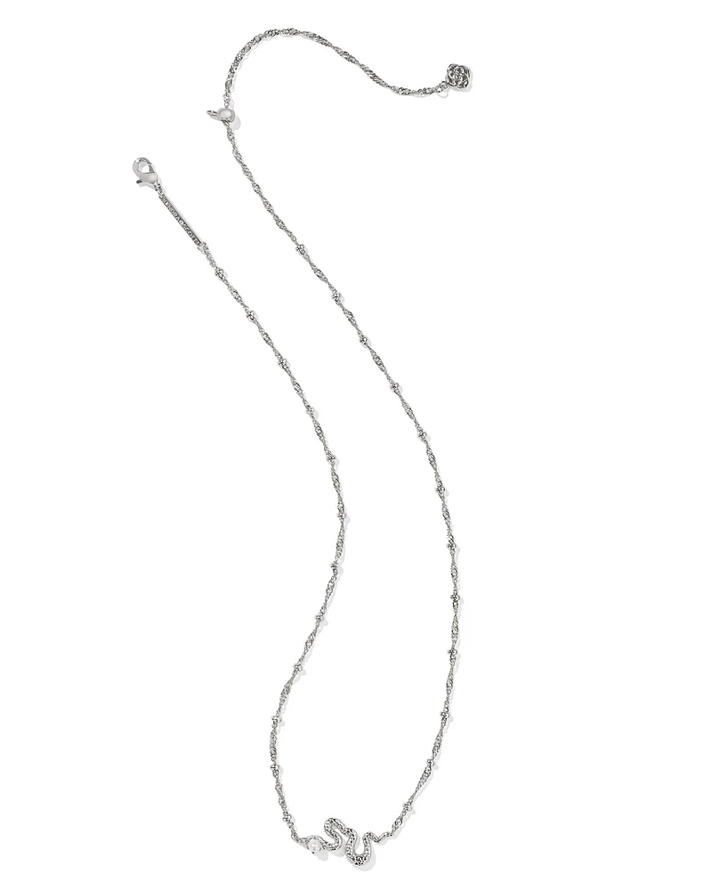 Lyle Gold Snake Short Pendant Necklace Freshwater Cultured Pearl