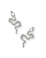 Lyle Gold Snake Stud Earrings Freshwater Cultured Pearl