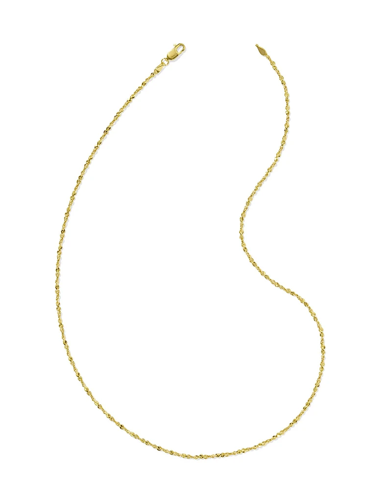 Opulent Nugget Chain Necklace 18k Gold Vermeil