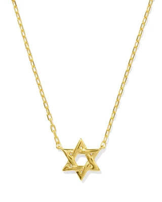 Star of David Pendant Necklace Sterling Silver