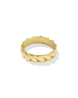 Tyler Wide Band Ring 18k Gold Vermeil