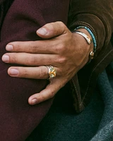 Yellow Rose by Kendra Scott x Yellowstone™ Rip Band Ring Vintage Silver