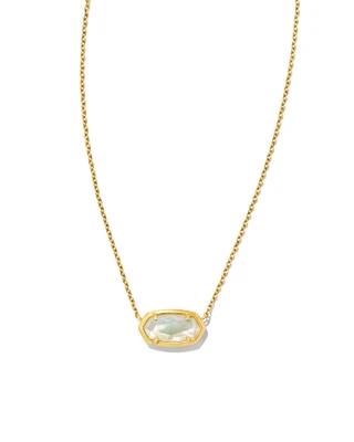 Yellow Rose by Kendra Scott x Yellowstone™ Vintage Gold Elisa Yellowstone Short Pendant Necklace Variegated Turquoise Magnesite