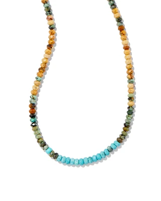 Yellow Rose by Kendra Scott x Yellowstone™ Vintage Silver Montana Strand Necklace in Multi Mix