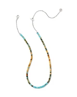 Yellow Rose by Kendra Scott x Yellowstone™ Vintage Silver Montana Strand Necklace in Multi Mix