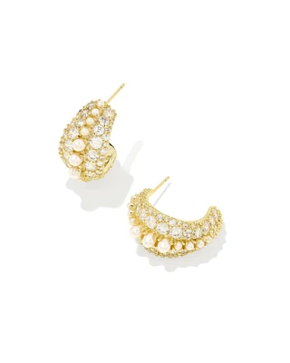 Krista Gold Hoop Earrings Mix