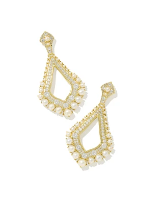 Krista Gold Statement Earrings Mix