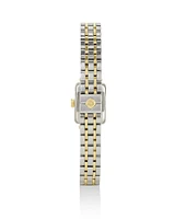 Adela Two Tone Stainless Steel Watch in Ivory Mother-of-Pearl