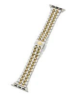 Alex 5 Link Watch Band Gold Mix Stainless Steel