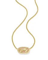 Dolly Parton x Kendra Scott Gold Elisa Convertible Butterfly Multi Strand Necklace in Light Pink Drusy