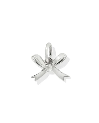 Bow Accent Charm in Sterling Silver