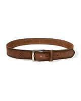 Men’s Stitched Belt Milk Chocolate