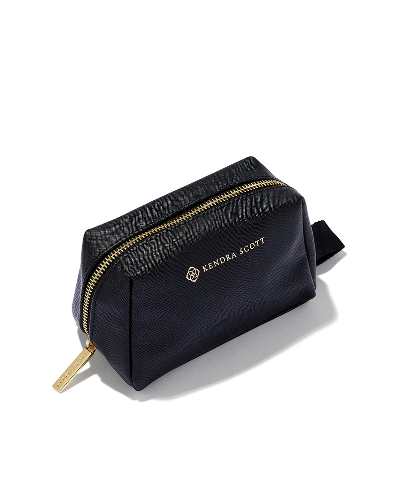 Small Cosmetic Zip Case Champagne