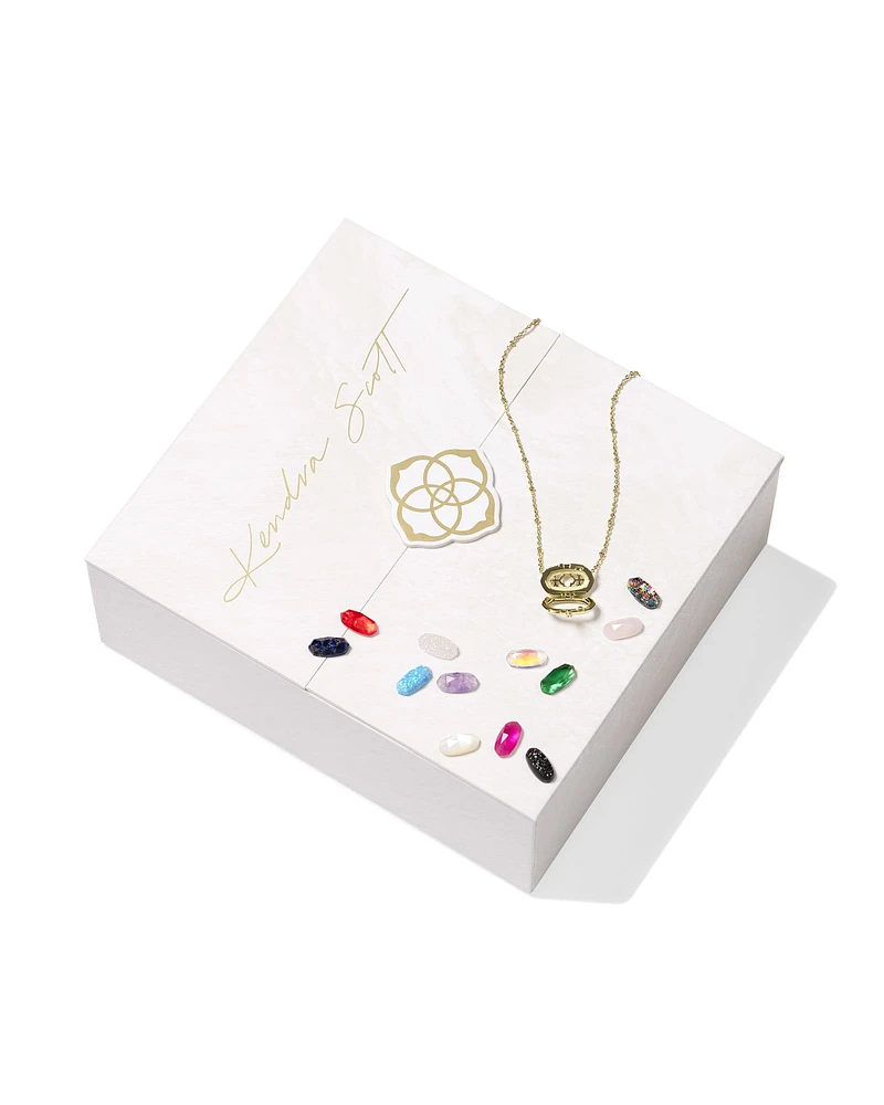 12 Days of Joy Color Bar® Elisa Locket Box Gold