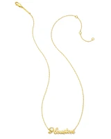 Houston Pendant Necklace 18k Gold Vermeil