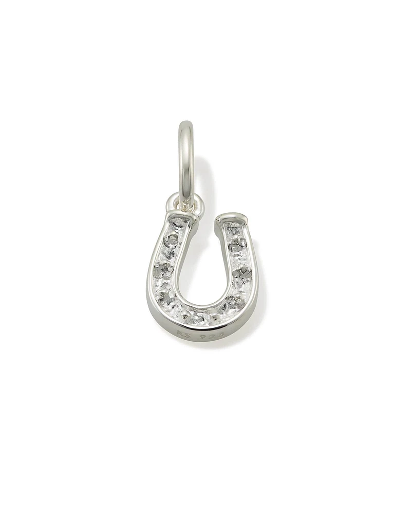 Small Horseshoe Charm in Sterling Silver