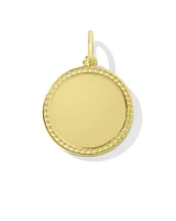 Texas Coin Charm 18k Gold Vermeil