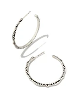 Sophee Hoop Earrings in 18k Gold Vermeil