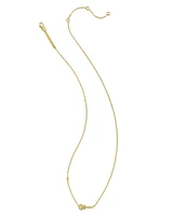 Inline Guitar Pendant Necklace in 18k Gold Vermeil