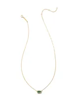 Lisa 14k Yellow Gold Pendant Necklace in Emerald