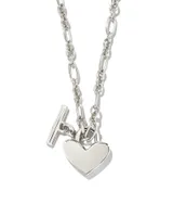 Heart Padlock Pendant Necklace 18k Gold Vermeil