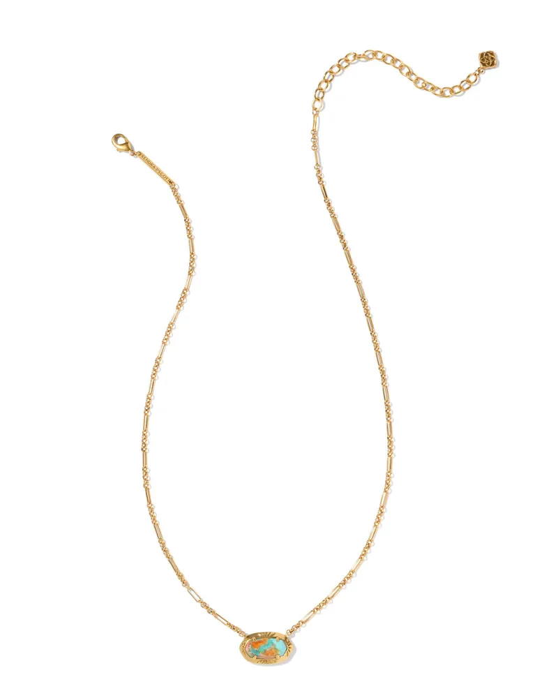 Kendra Scott Elisa Birthstone Crystal Necklace In Gold Red Illusion |  ModeSens