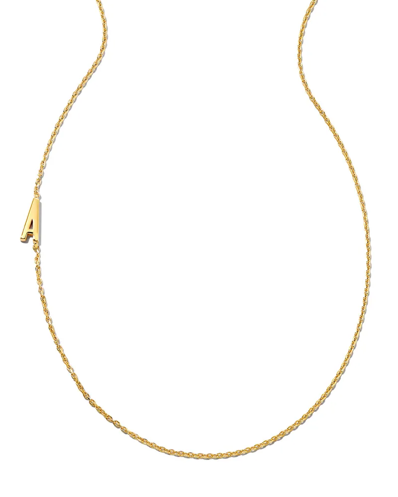Initial Necklace - Gold Vermeil - Beckys Boutique