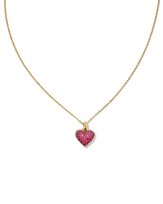 Madeline 14k Yellow Gold Pendant Necklace in Ruby