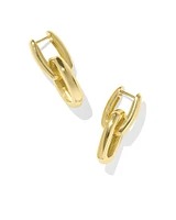 Ryleigh Wide Convertible Earrings 18k Gold Vermeil