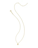 Maleia Metal Heart Necklace in 14k Yellow Gold