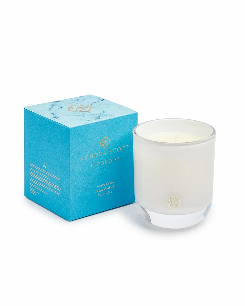 Turquoise Large Tumbler Candle