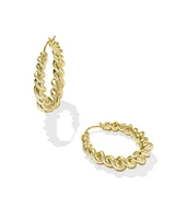 Haisley Hoop Earrings Gold