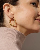 Haisley Hoop Earrings Gold