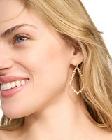 Sophee Crystal Drop Earrings in Gold