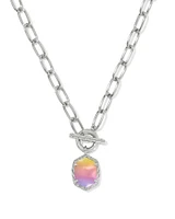 Daphne Convertible Silver Link and Chain Necklace