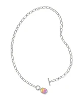 Daphne Convertible Silver Link and Chain Necklace