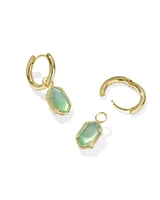 Hallie Gold Huggie Earrings