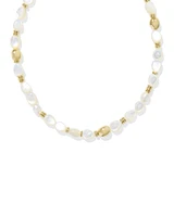 Melody Gold Beaded Strand Necklace