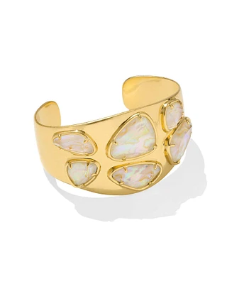 Margot Vintage Gold Statement Cuff Bracelet