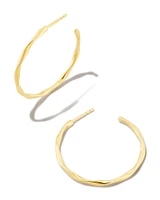 Aspen Hoop Earrings in 18k Gold Vermeil