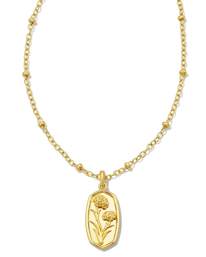 Bryleigh Charm Necklace in 18k Gold Vermeil